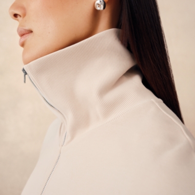 Travel Longline Half Zip Sweatshirt