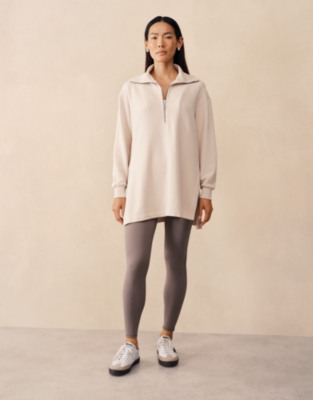 Travel Longline Half Zip Sweatshirt