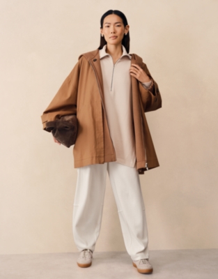 Travel Longline Half Zip Sweatshirt