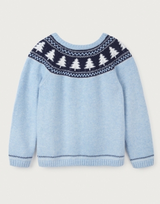 Light blue hotsell fair isle sweater