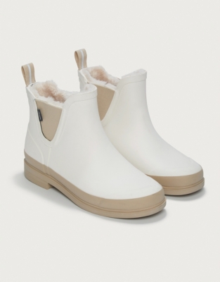 Lined rain hot sale boots