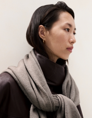 Triangle Scarf with Cashmere