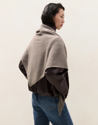 Triangle Scarf with Cashmere