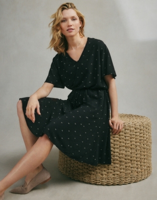 Organic Cotton Crepe Dress