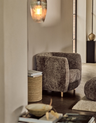 Truffle Cosy Sheepskin Chair