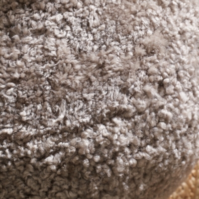 Truffle Cosy Sheepskin Pouffe