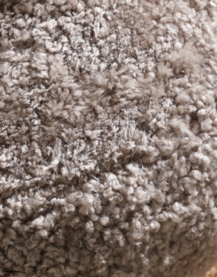 Truffle Cosy Sheepskin Pouffe