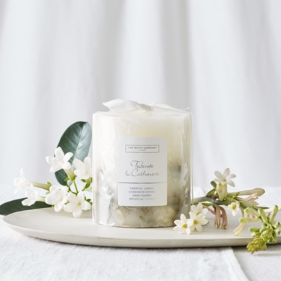 Tuberose & Cashmere Botanical Candle – Medium