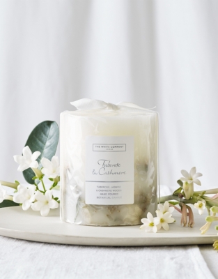 Tuberose & Cashmere Botanical Candle – Medium