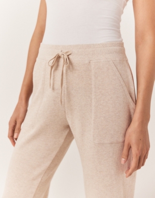 Turn Up Cuff Joggers - Oatmeal Marl