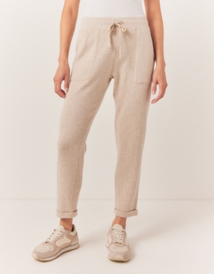 Turn Up Cuff Joggers - Oatmeal Marl