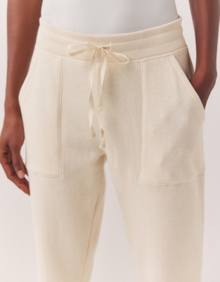 Turn Up Cuff Joggers - Ivory