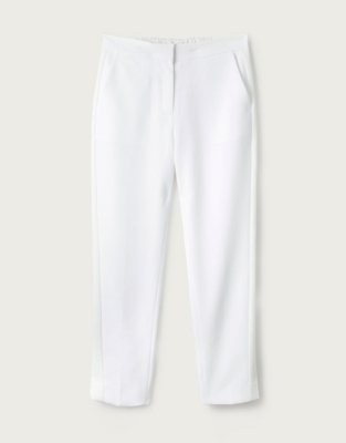 white company trousers