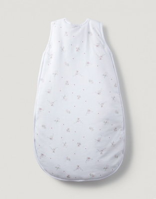 little white company sleeping bag
