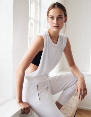 Twist-Side Tank Top | Clothing Sale | The White Company UK