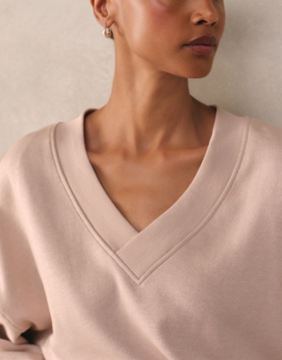 Ultimate Double V Neck Sweatshirt