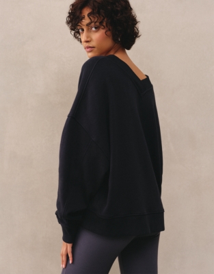 Ultimate Double V-Neck Sweatshirt - Navy