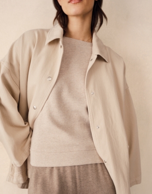 Ultimate Seam Detail Sweatshirt - Oatmeal