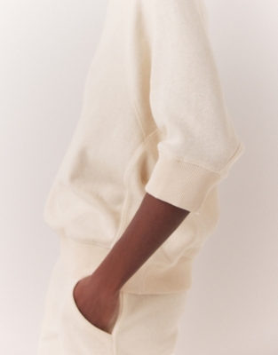 Ultimate Short Sleeve Sweatshirt - Ivory