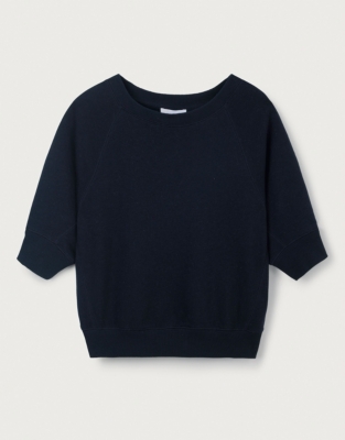 Ultimate Short Sleeve Sweatshirt - Navy