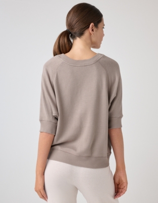 Ultimate Short Sleeve Sweatshirt - Mink