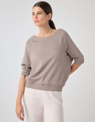 Ultimate Short Sleeve Sweatshirt - Mink