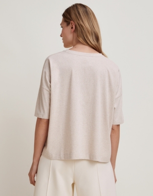 Undyed Cotton Boxy Tee