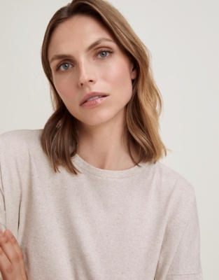 Undyed Cotton Boxy Tee