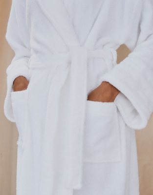 Unisex Cotton Classic Robe | Robes & Dressing Gowns | The White Company UK