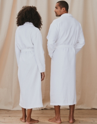 mens cotton waffle robe