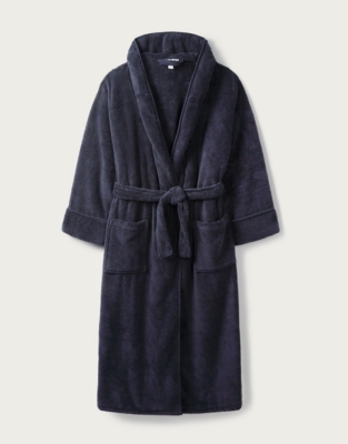 white company mens dressing gown
