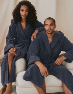 Unisex Organic Waffle Robe