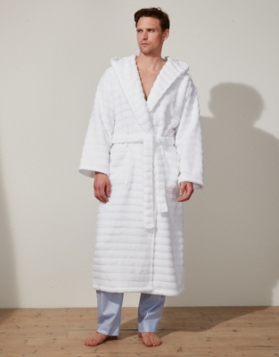 ribbed hydrocotton robe