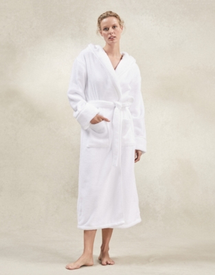 Unisex Hydrocotton Hooded Robe | Robes & Dressing Gowns | The White ...