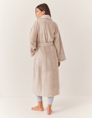 Unisex Organic Cotton Classic Robe - Oatmeal