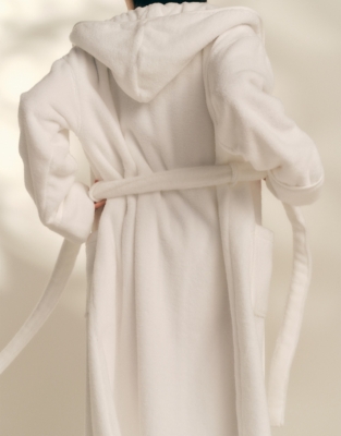 Unisex Organic Cotton Hydrocotton Hooded Robe