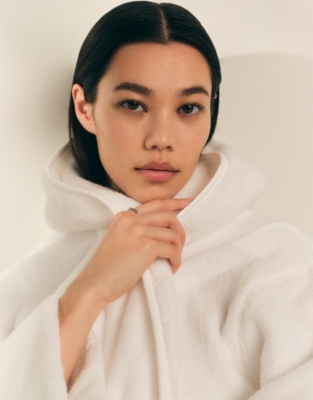 Unisex Organic Cotton Hydrocotton Hooded Robe