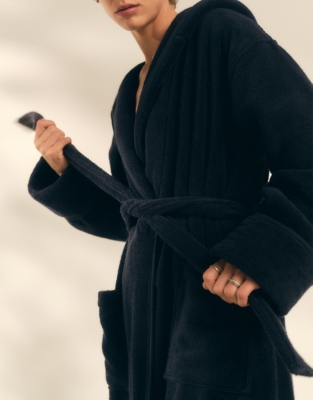 Unisex Organic Cotton Hydrocotton Hooded Robe