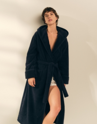 Unisex Organic Cotton Hydrocotton Hooded Robe