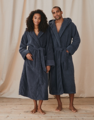 Unisex Organic Cotton Hydrocotton Hooded Robe