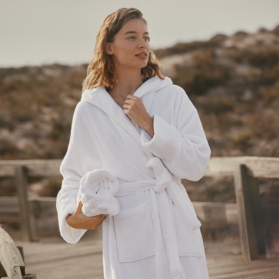 Unisex Organic Cotton Hydrocotton Hooded Robe