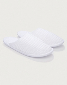 Unisex Organic Cotton Waffle Slippers