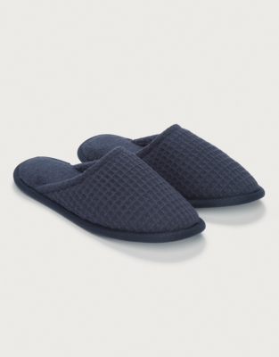 Unisex Organic Cotton Waffle Slippers