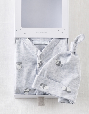Unisex Panda Boxed Baby Gift Set Baby & Children's Sale The White