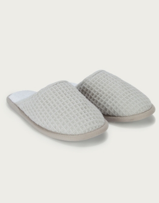 Cotton waffle slippers new arrivals