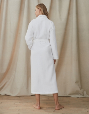Unisex Waffle Terry Robe Robes & Dressing Gowns The White Company US