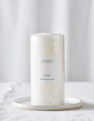 Unscented Pillar Candle – Medium