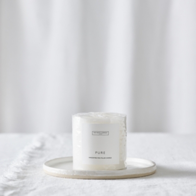 Unscented Pillar Candle Mini Candles & Fragrance The White Company UK