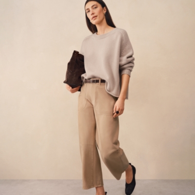 Utility Barrel Leg Trousers