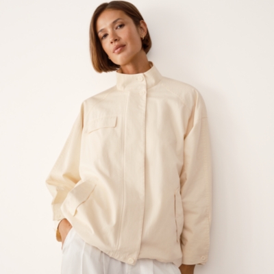 Utility Cotton Blend Jacket